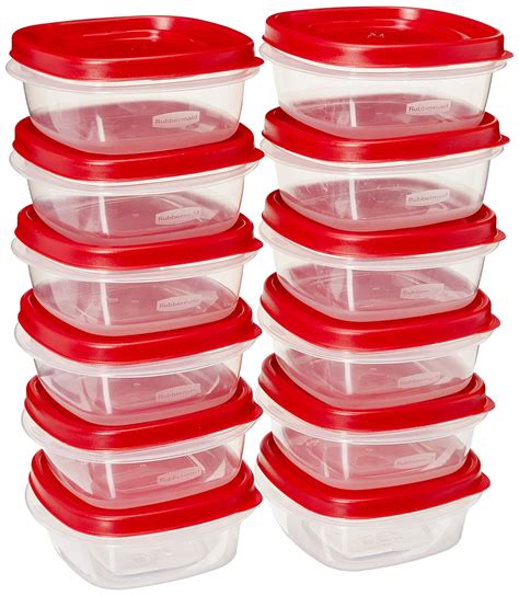 The Best Rubbermaid Plastic Storage Containers With Lids For Food