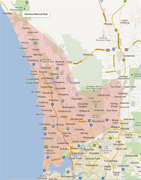 Perth Southern Suburbs Map Edi Maps Full Hd Maps
