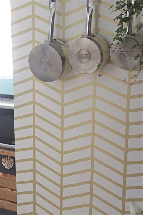 Washi Tape Feature Wall Makes Bakes And Decor