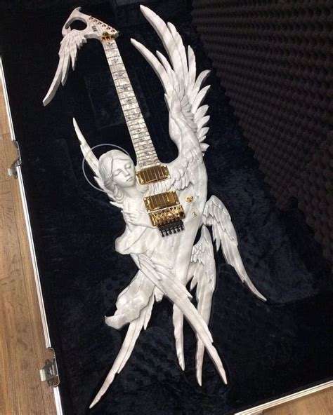 ᴛʜᴇ ʜᴏʀʀᴏʀ ɢᴀʟʟᴇʀʏ On Instagram “creepy Angelic Hymns Eminate Custom Made Guitar By Esp For
