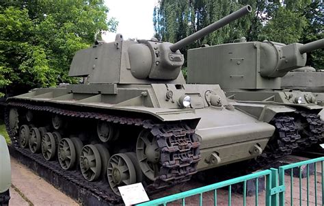 Preserved Red Army Ww2 Kv 1 Heavy Tank Central Armed Forces Museum In