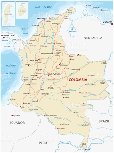 Mapa De Colombia Con Nombres Departamentos Y Capitales 【para Descargar