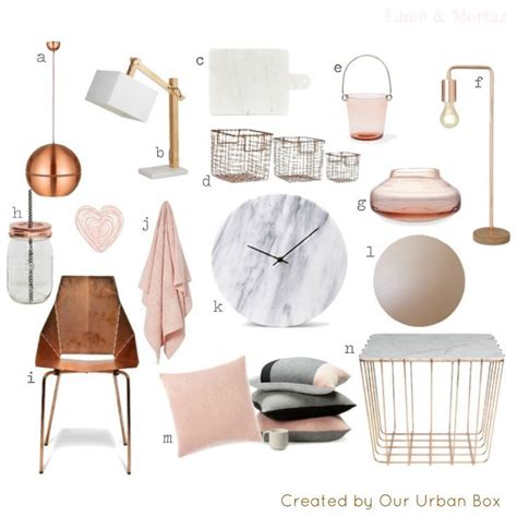 Blush gray copper room decor inspiration! Pins of the Week - Oohm | Home decor, Home, Interior