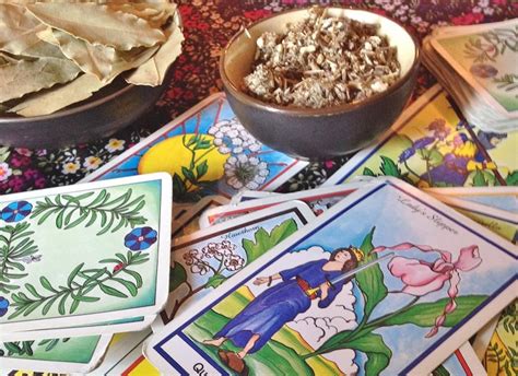 The Herbal Tarot One Tarot Card Reading Etsy
