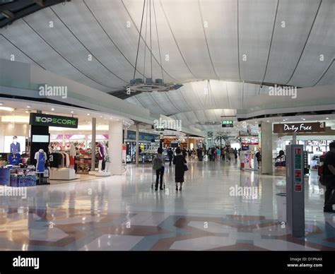 Suvarnabhumi Airport Modern Design Interior Stock Photo Alamy