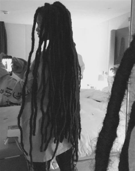 Rihanna Unveils Waist Length Dreadlocks On Instagram