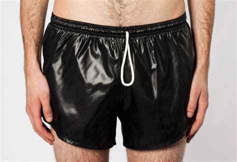 American Apparel Mens Swim Shorts Shiny Nylon Shorts Pinterest