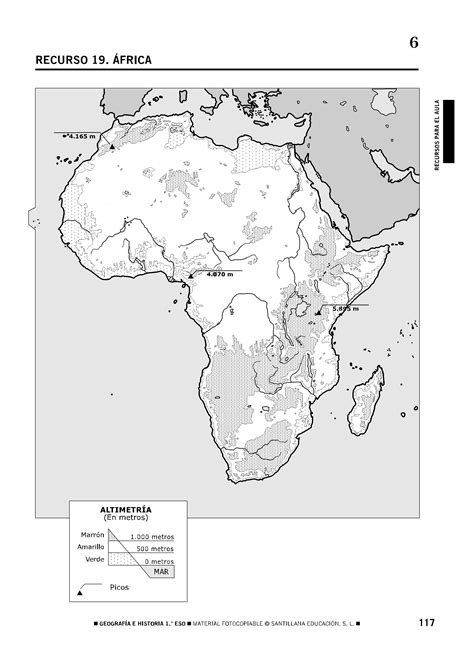 Mapas De África FÍsicos PolÍticos Y Mudos Jugando Y Aprendiendo