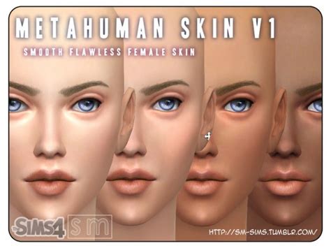The Sims Resource Metahuman V1 Female Skin By Screaming Mustard