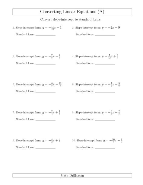 How do we know if they are really the same line? Point Slope Form Practice Worksheet Answer Key ...