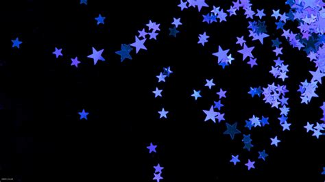 48 Blue Stars Wallpaper