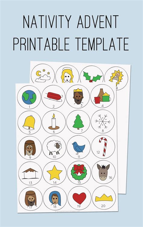 Printable Advent Activities Web The Materials Youll Need To Make The