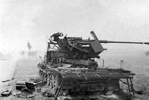 The Charred Remnants Of A German Sdkfz 72 Flak 36 World War Photos
