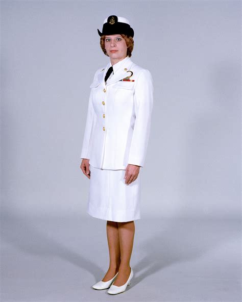 Navy Uniforms Womens Service Dress White Chief Petty Officer 1984