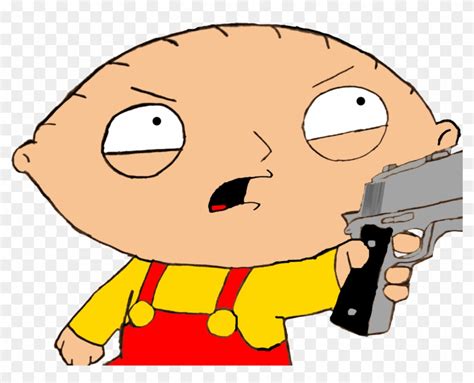 Banner Library Stock Pistol Clipart Gangsta Stewie Griffin With Gun