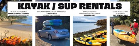 Tomales Bay Day Rentals Blue Waters Kayaking Point Reyes California