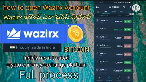 How To Create A Wazirx Account In Telugu Kyc Verification Step By