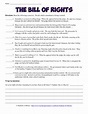 Bill of Rights Scenarios Analysis Worksheet by Students of History