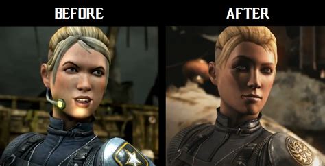 Image Cassie Cage Before And Afterpng Mortal Kombat Wiki Fandom