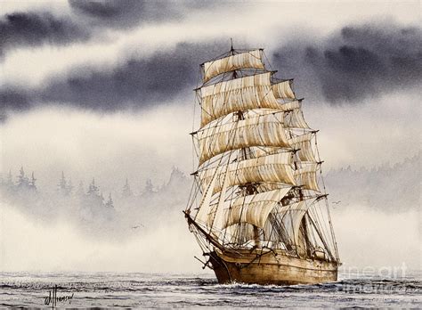Tall Ship Adventure Painting By James Williamson