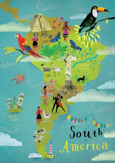 South America Continents Postcards Postallove Postcards Made
