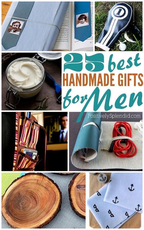 Give him something he'll actually like! 25 Handmade Gifts for Men | Handmade gifts for men, Crafty ...