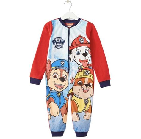 Paw Patrol Chase Marshall Rubble Onesie Pyjama Jumpsuit Voor