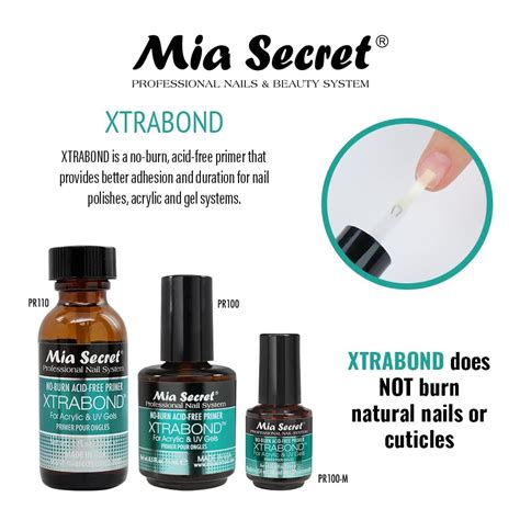 Mia Secret Professional Natural Nail Prep Dehydrate And Xtra Bond