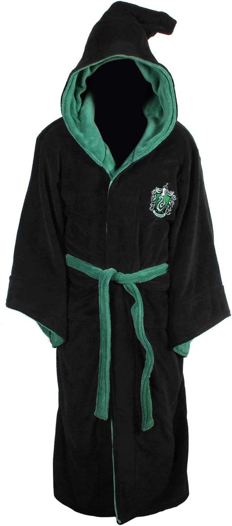 Harry Potter Official Hogwarts Slytherin Wizard Fleece Dressing Gown