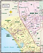 West LA Map, Santa Monica Map