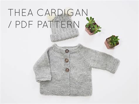 Hi, i am also making this cardigan for a slightly bigger baby than newborn. Thea Cardigan PDF Download // Baby Cardigan by ...