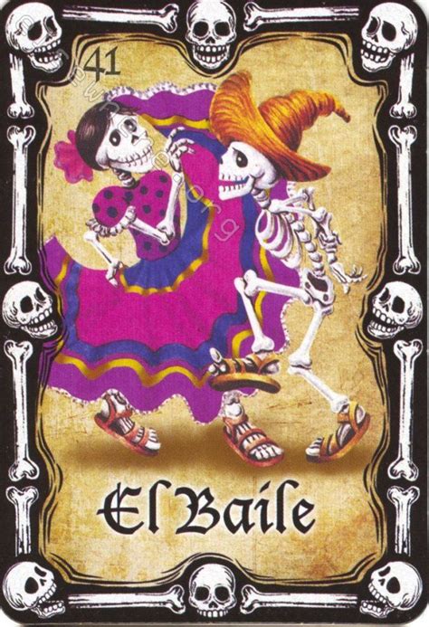 41 El Baile Day Of The Dead Artwork Day Of Death Loteria Cards Halloween Party Dinner