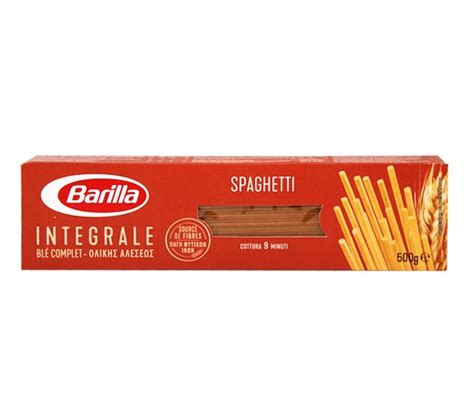 Barilla Integrale Spaghetti 500g Whole Wheat Cheap Basket