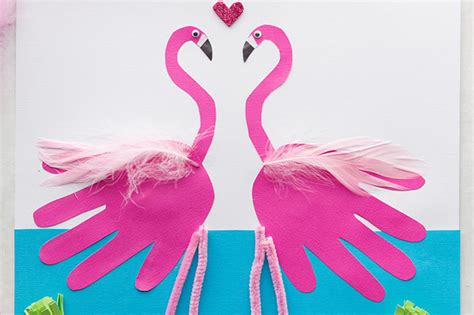 Flamingo Handprint The Best Ideas For Kids