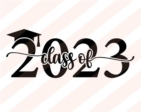 Clase De 2023 Svg Graduación 2023 Svg Graduación Cap Svg Etsy México