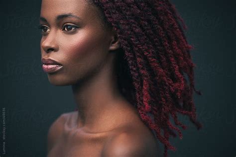 African Woman With Dreadlocks By Stocksy Contributor Lumina Women With Dreadlocks African