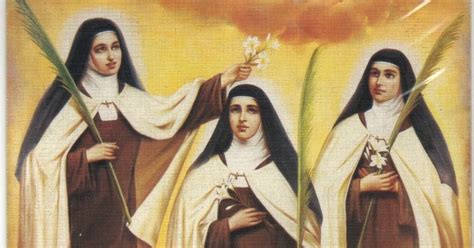 Santos Beatos Veneráveis E Servos De Deus Beatas Mártires Carmelitas