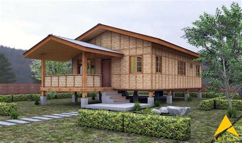 Pin By Gimini On Bahay Kubo Simple Bungalow House Designs House Design Photos House Exterior