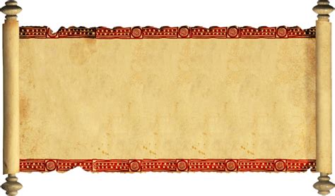 Old Paper Scroll Png