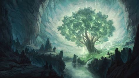 Magic Tree In The Underdark By Ireao On Deviantart