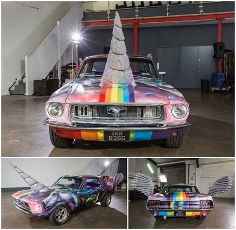 Unicorn Mustang Strange Cars Weird Cars Cool Cars Crazy Cars