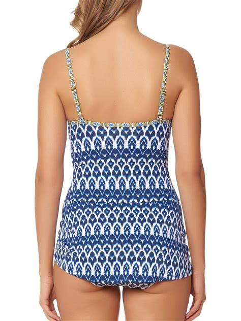 Lyst Bleu Rod Beattie One Piece Skirted Tankini In Blue