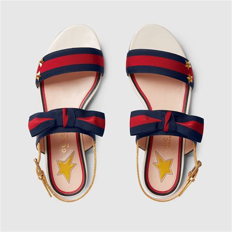 Grosgrain Web Sandal Gucci Womens Sandals 432048h5qf08465