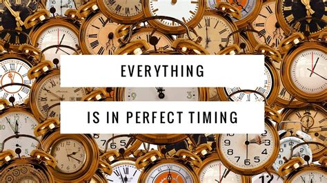 Everything Is In Perfect Timing Lifeonaire