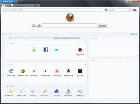 Firefox To Get Redesigned New Tab Page Ghacks Tech News