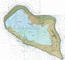 Large detailed topographical map of Kingman Reef with roads and ...