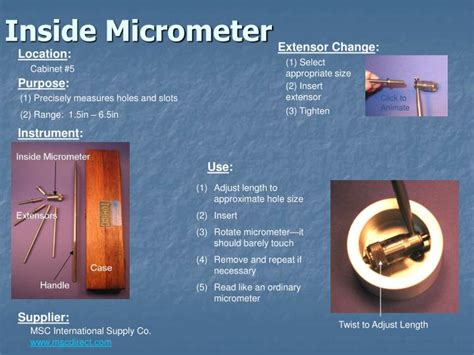 Ppt Inside Micrometer Powerpoint Presentation Free Download Id802234