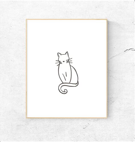 How To Draw A Simple Cat