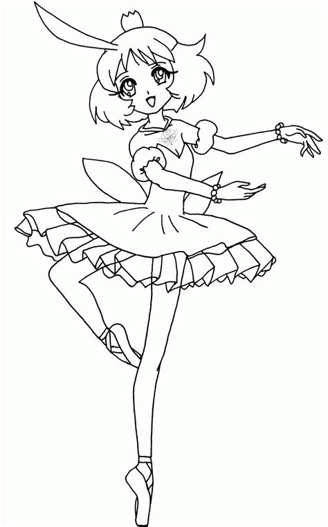 Easy Anime Princess Coloring Pages Clip Art Library