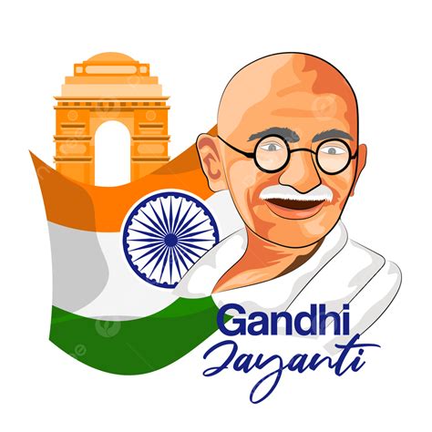 Feliz Gandhi Jayanti Y Gandhiji Clipart Png Gandhi Jayanti Gandhiji